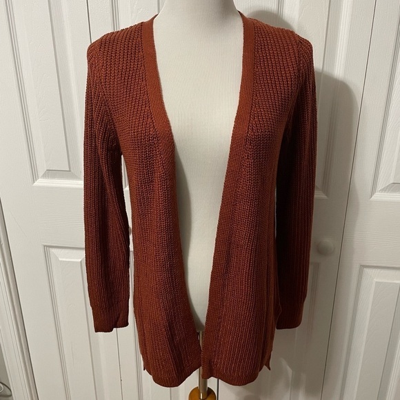 Pinque Women’s NWT Jamelya Braided Back Design High Low Open Cardigan Small - Picture 8 of 12